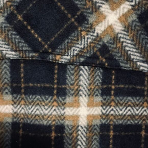 Weatherproof Sherpa Lined Fleece Shirt Jacket in Maritime Blue Large - Picture 5 of 9